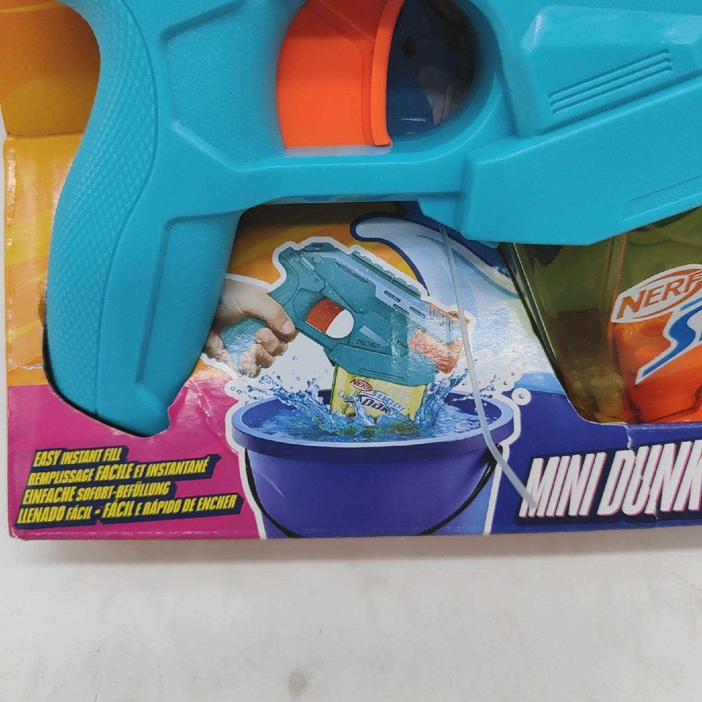 Nerf Super Soaker Mini Dunk-Fill Wasserblaster klein handlich auch zum Mitnehmen