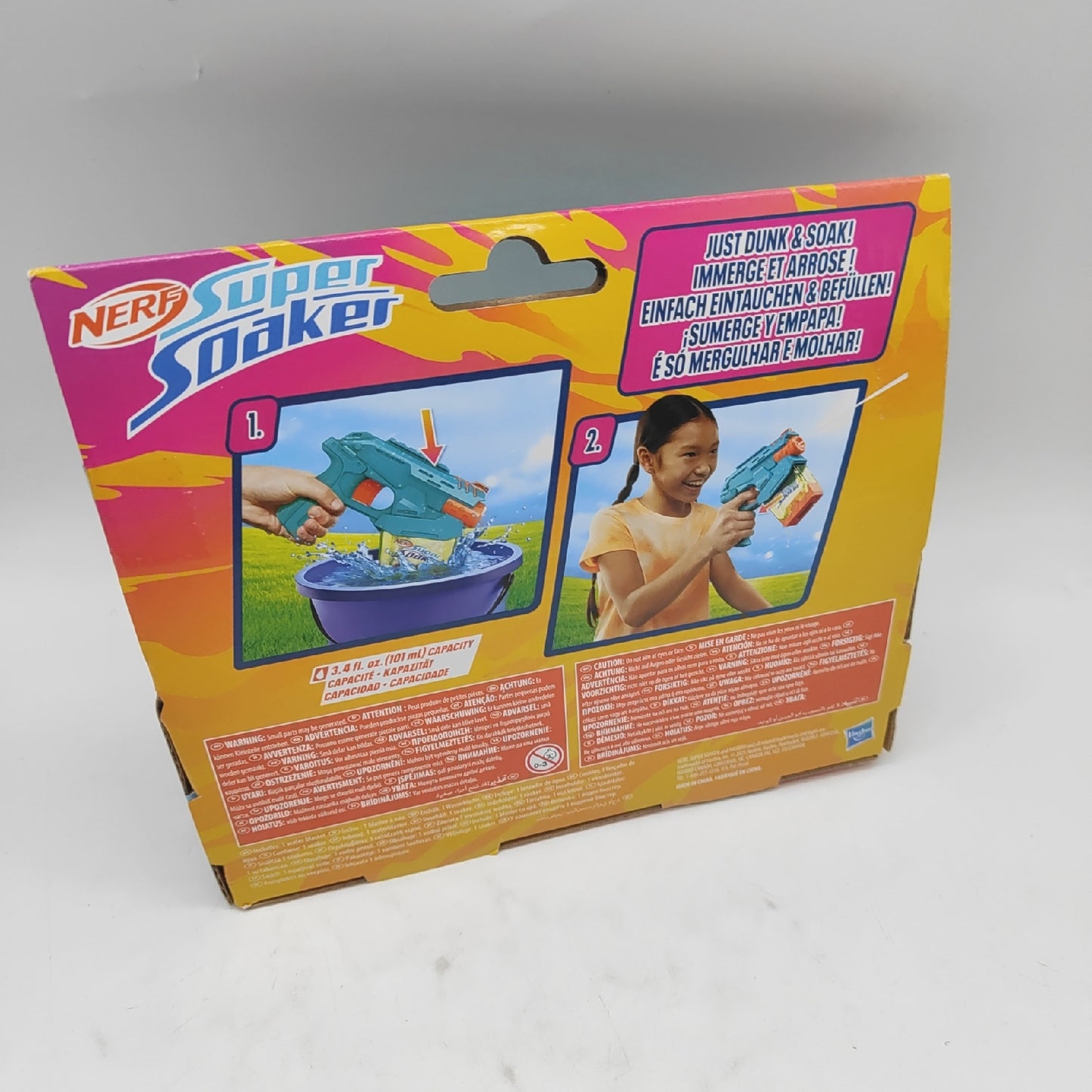 Nerf Super Soaker Mini Dunk-Fill Wasserblaster klein handlich auch zum Mitnehmen