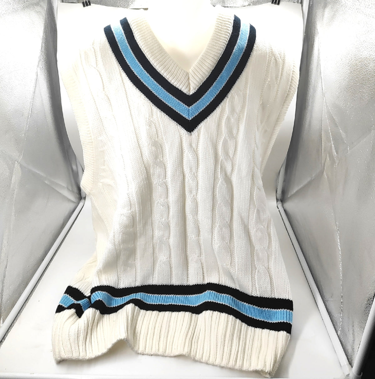 Gunn Moore GM Cricket Sweater Jumper Slipover Classic Heavy Cable  Größe XL