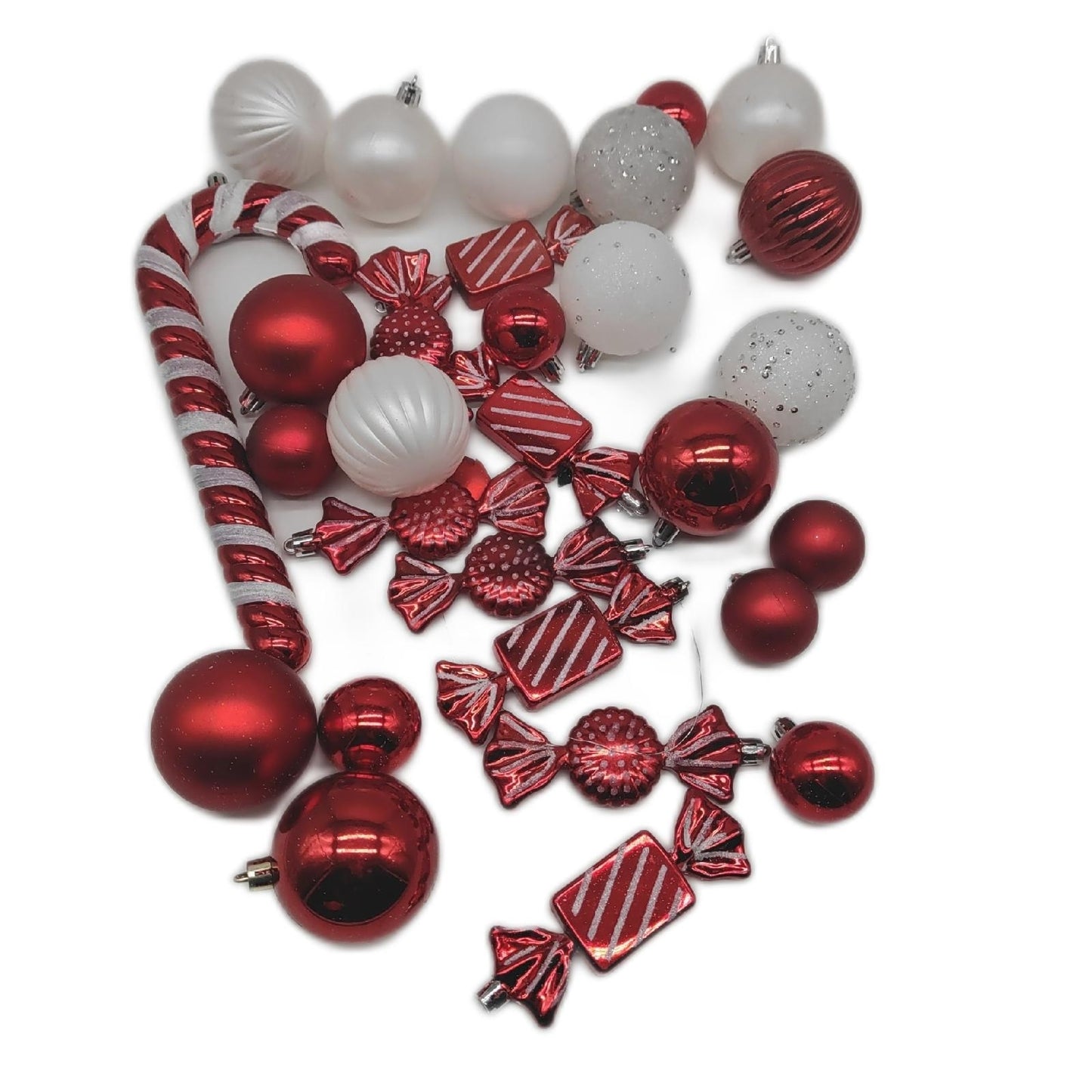 Kesote Weihnachtskugeln Rot Weiß Christbaumkugeln Set Lieferumfang Siehe Fotos