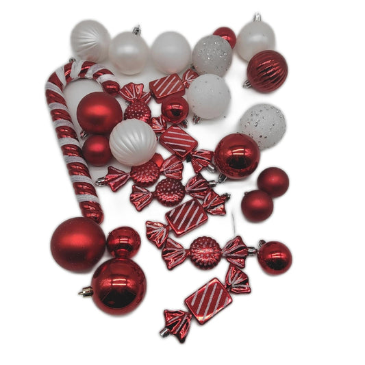 Kesote Weihnachtskugeln Rot Weiß Christbaumkugeln Set Lieferumfang Siehe Fotos