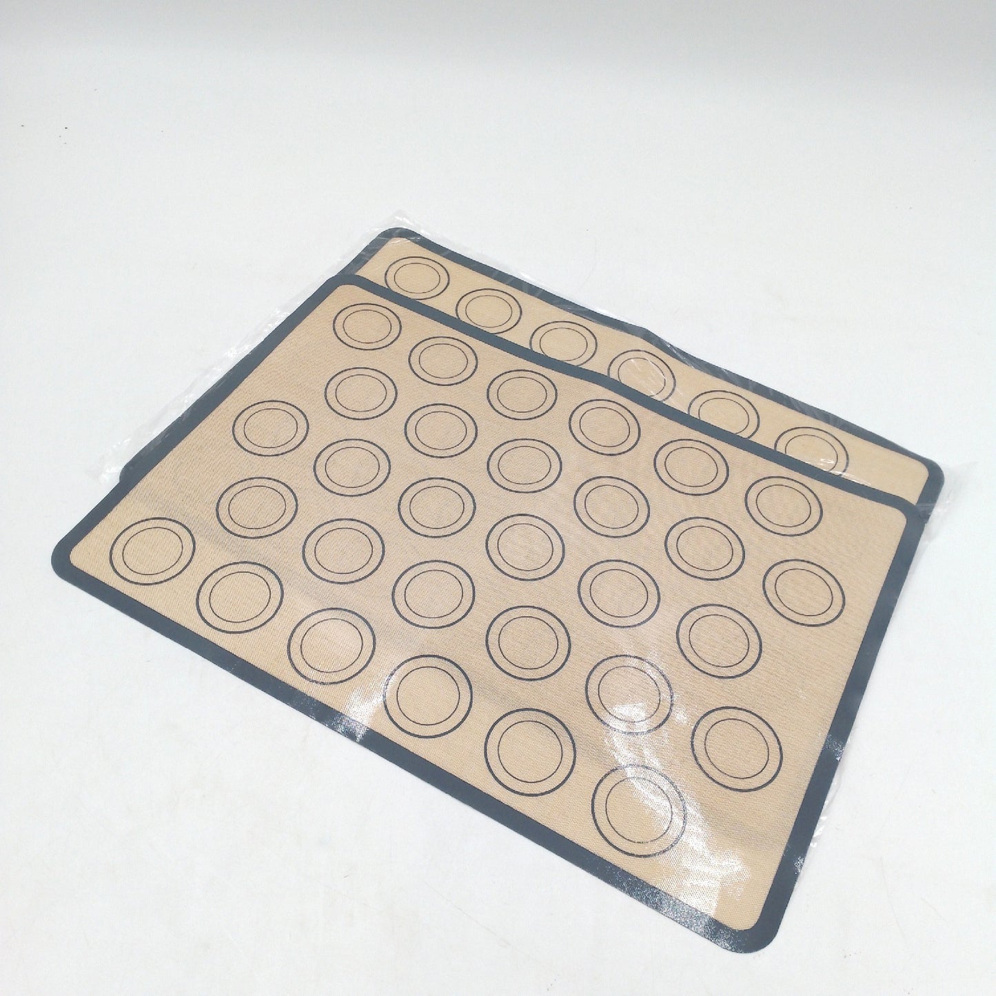 2-teilige Macaron-Backmatte, rechteckige Silikonmatte