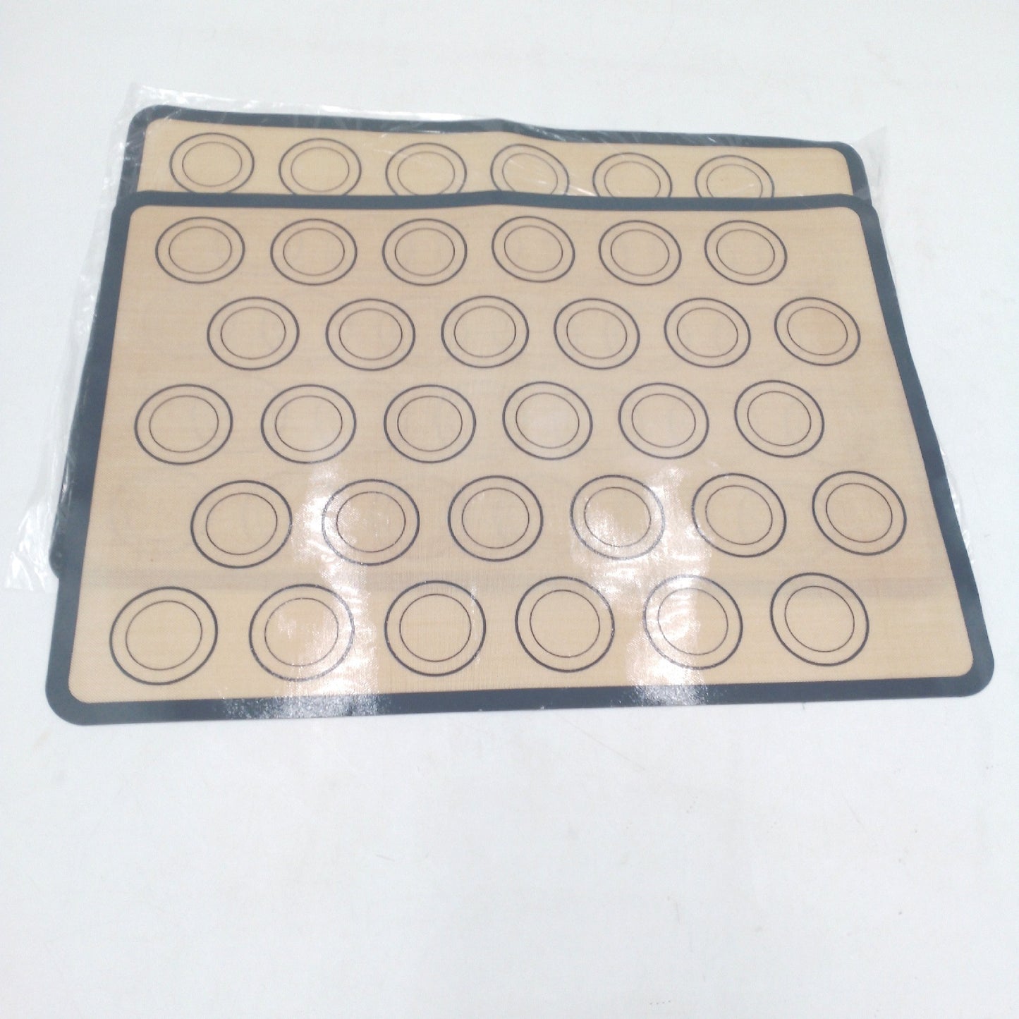 2-teilige Macaron-Backmatte, rechteckige Silikonmatte