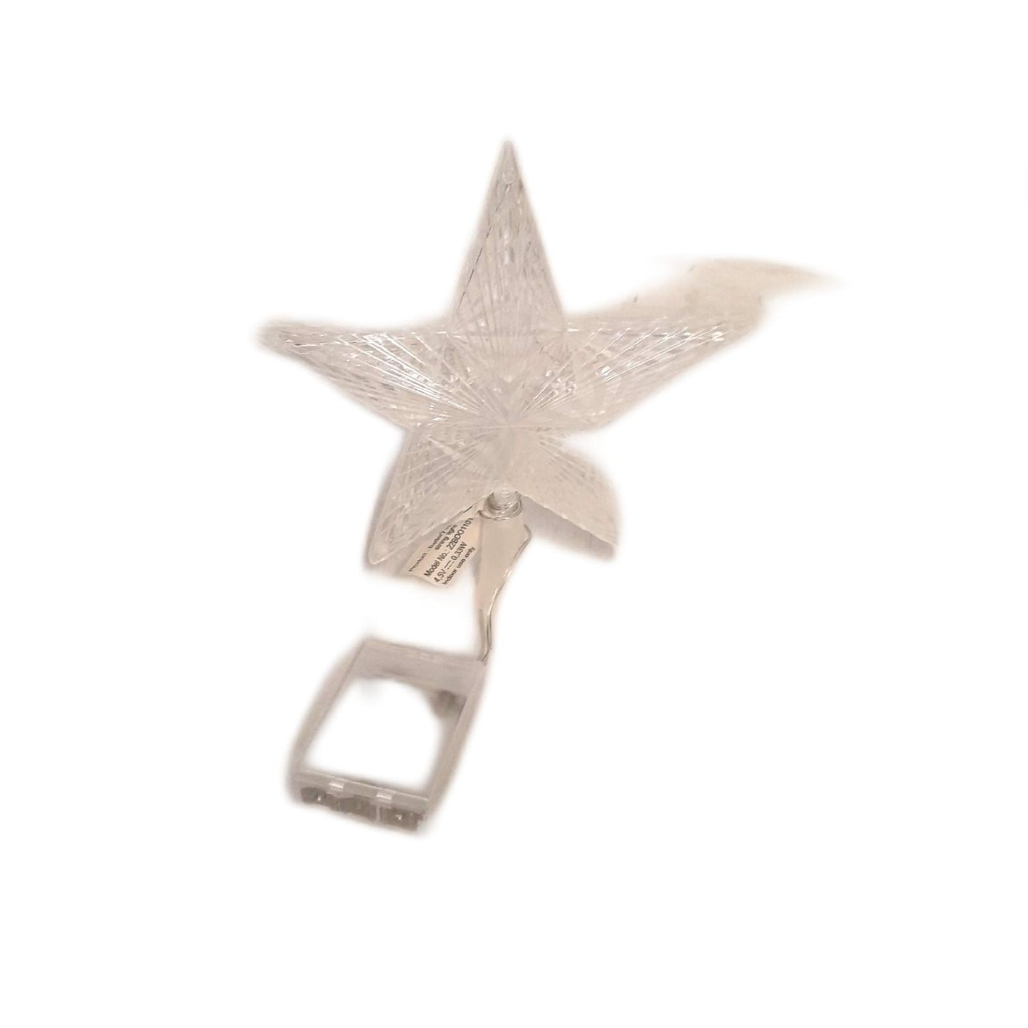PhilzOps Weihnachtsbaumspitze Weihnachtsdeko Stern Innen 11 LED 194 Zentimeter L