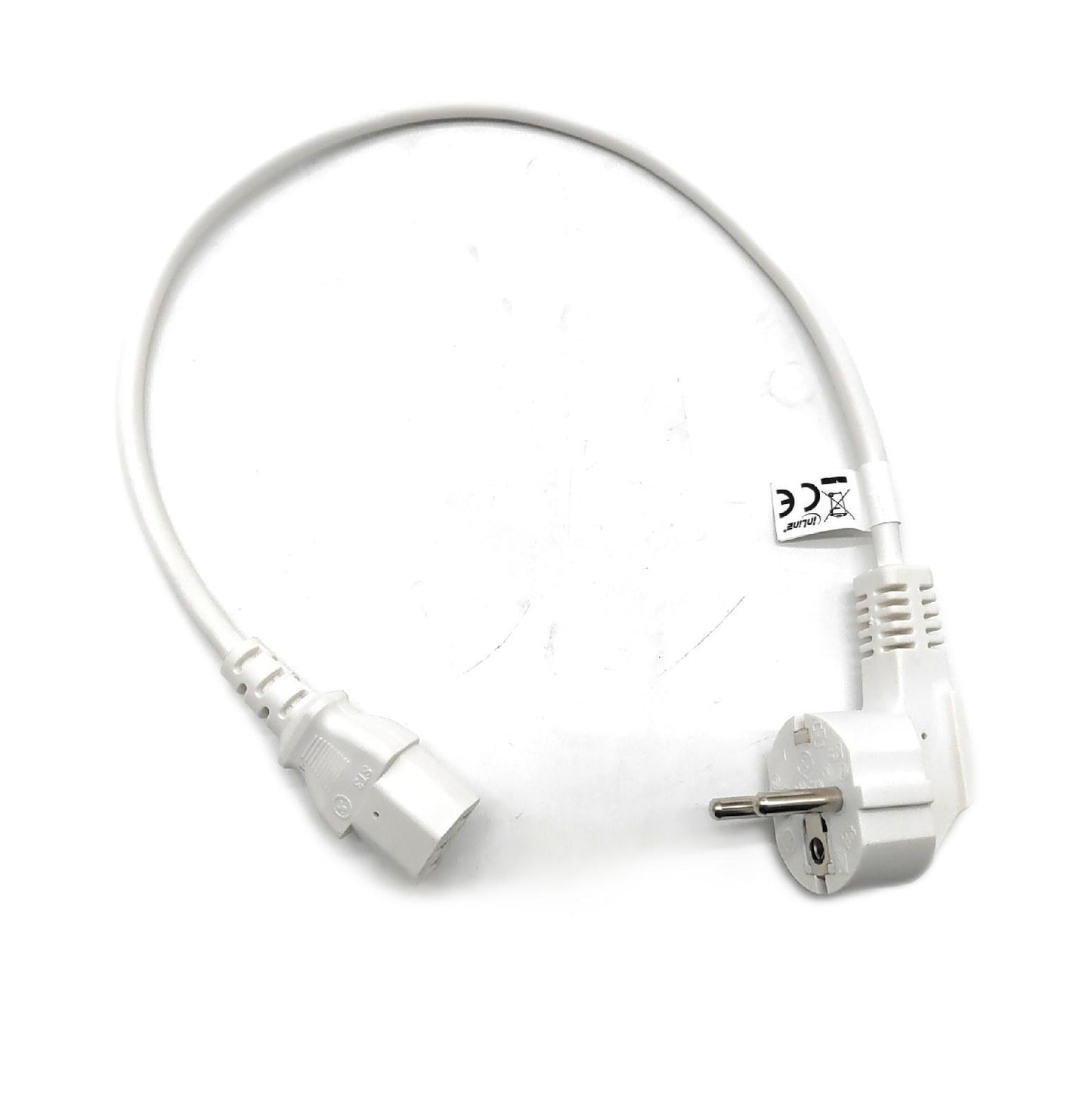 InLine Netzkabel Schutzkontakt Kabel Elektrozubehoer 16650W gewinkelt