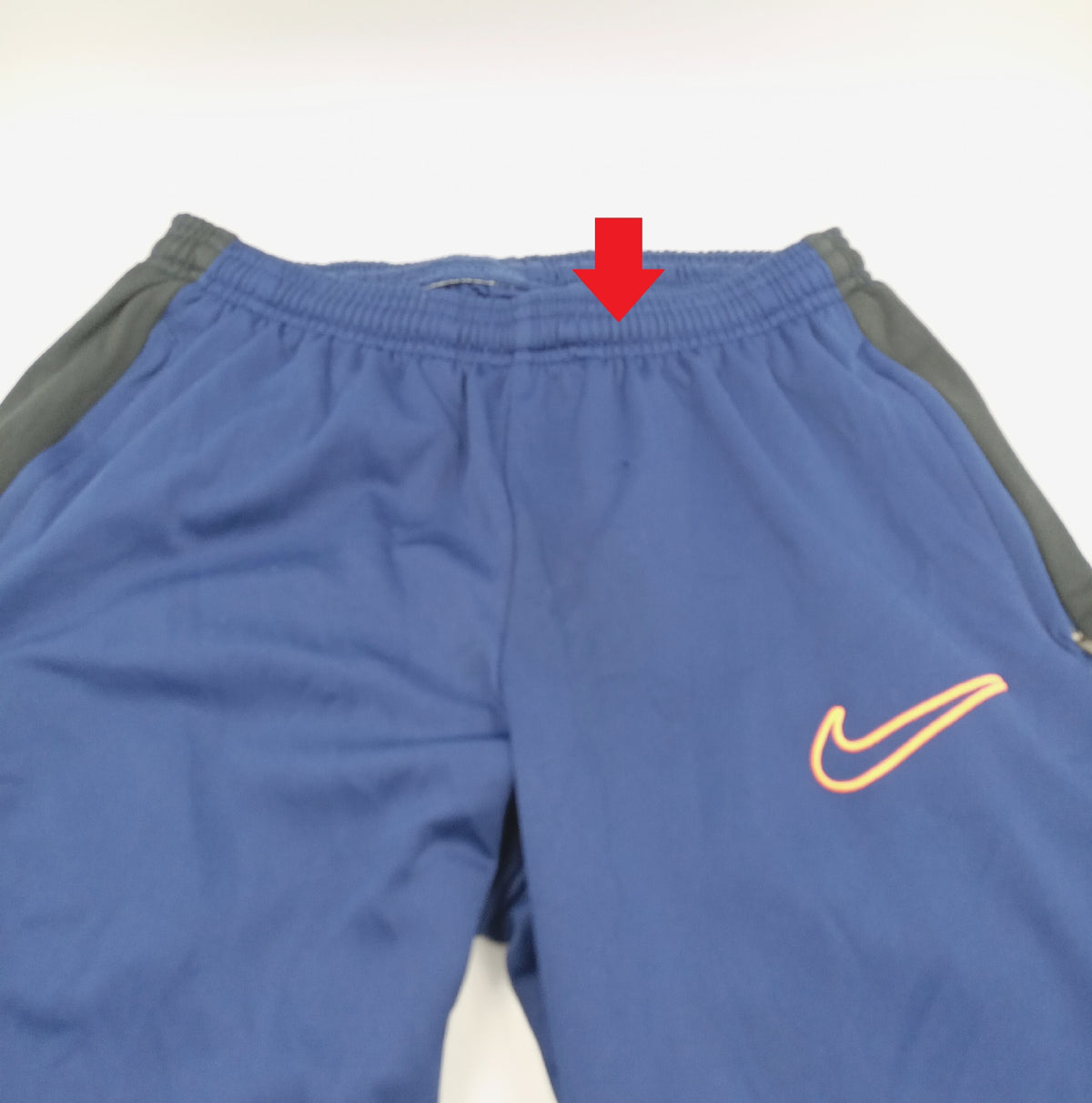 Nike PANTS Herren Trainingshose DriFit Academy25 Blue Void Orange S mit Fadenloch