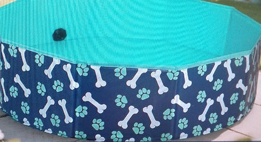Undepool Hundepool Große Hunde Planschbecken Faltbar Schwimmbecken für Kinder und Hunde