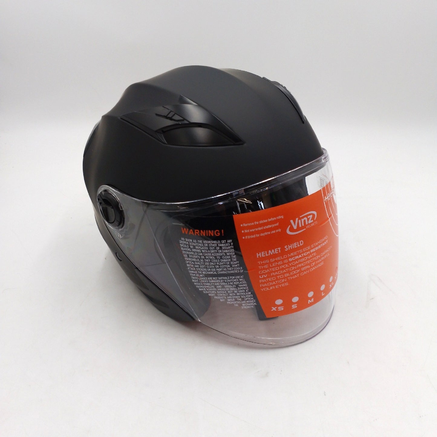 Vinz Jethelm Motorradhelm Calobra Sonnenblende Visier Roller Komfort Sicherheit Sport
