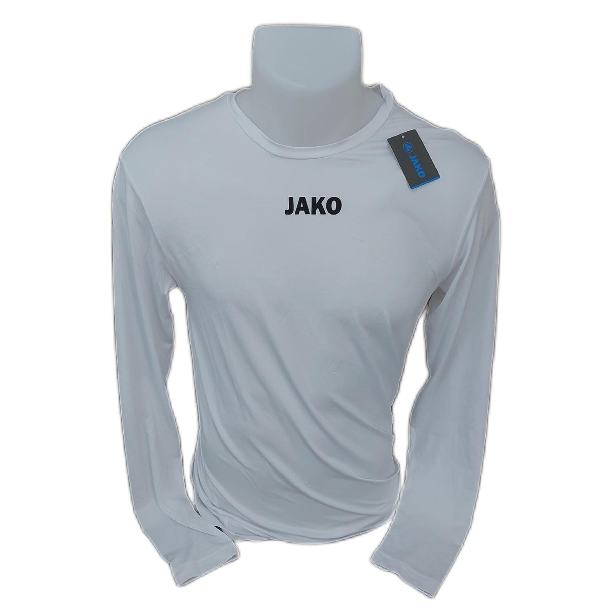 JAKO Longsleeve Shirt Sportbekleidung Function Weiß M Atmungsaktiv Fitness