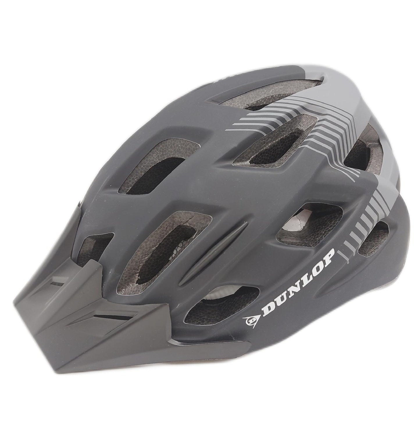 Dunlop Fahrradhelm Kopfschutz Fahrradbekleidung 55 58 cm Beleuchtung Sicherheit