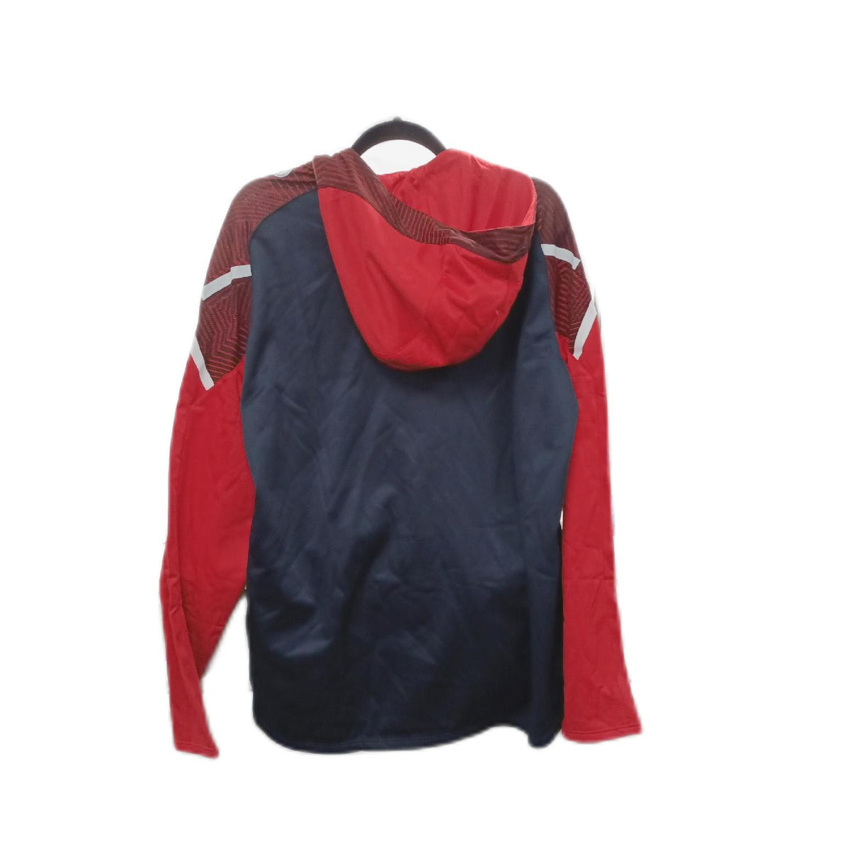 JAKO Herren Trainingsanzug Polyester Performance Kapuze Marine Rot Gr L