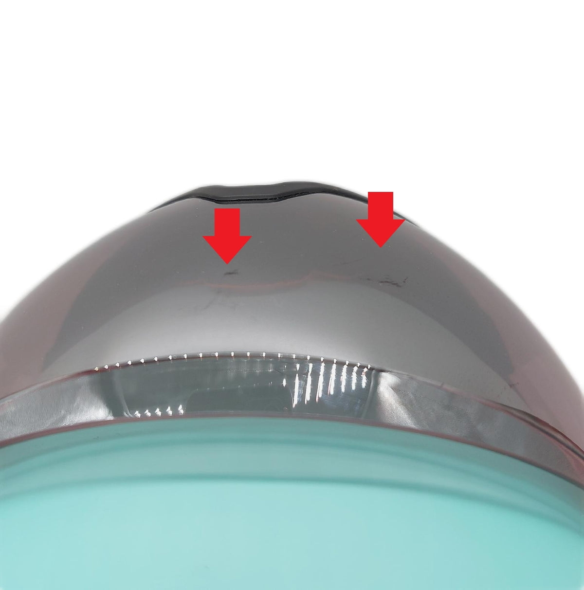 Atomic Savor Visor JR Kinder Snowboard Helm 51 55 cm Turquoise Gebrauchsspuren Kratzer