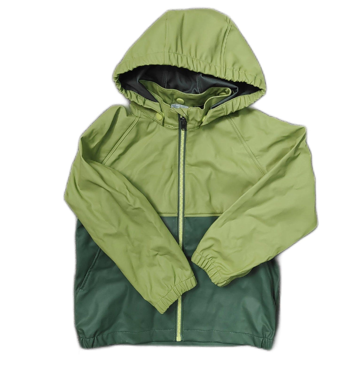 first instinct by killtec Kinder Regenjacke FIOS 24 mit Kapuze naturgrun Gr 110