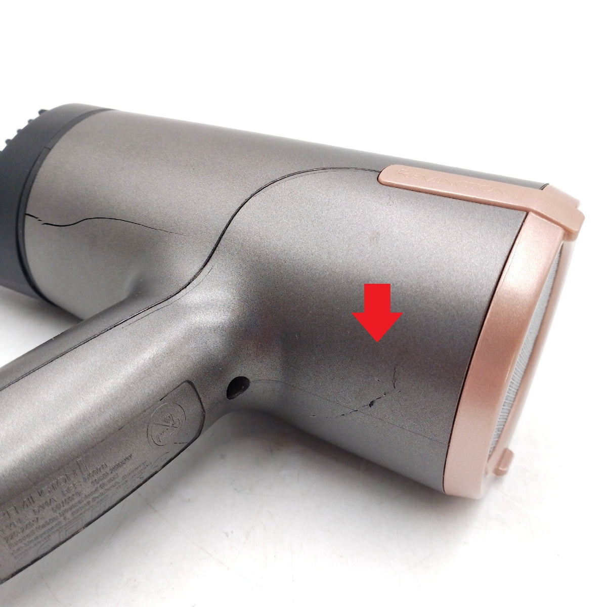 Remington ONE Haartrockner Ionen 120 kmh Gehaeuse gebrochen Def