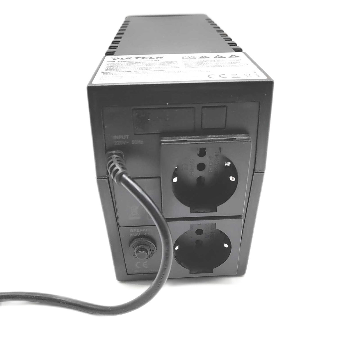 Vultech USV Stromversorgung unterbrechungsfreie Stromversorgung 650VA Sicherheit Backup Energie