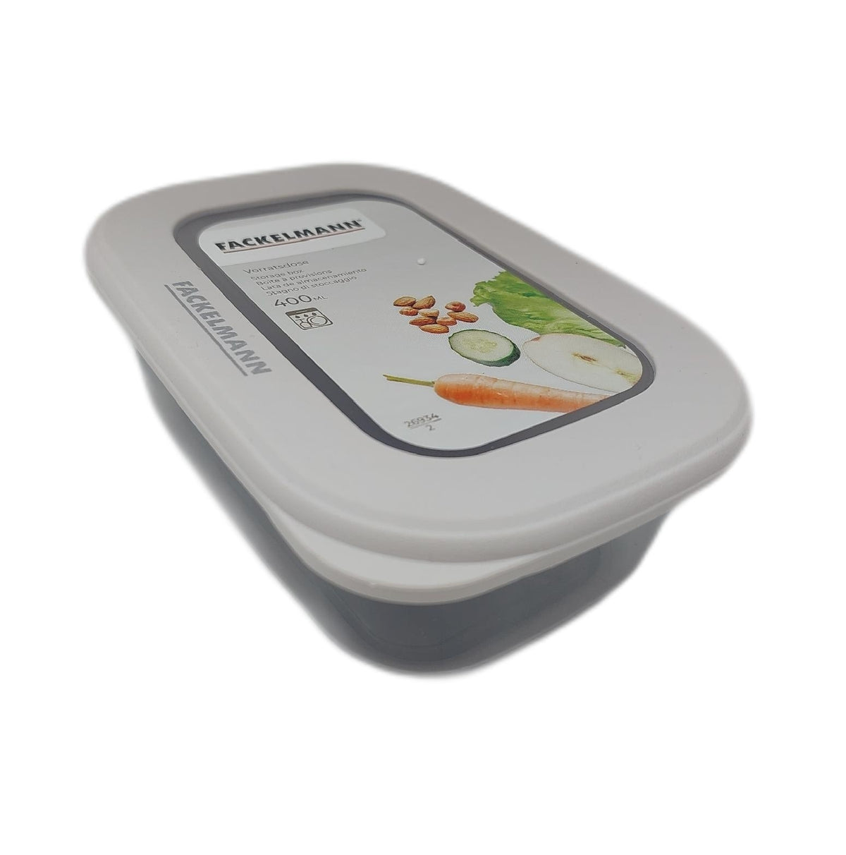 Fackelmann Vorratsbox 400ml  Transparente Aufbewahrungsbox Deckel ideal Storage