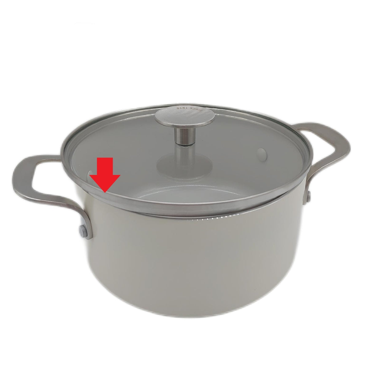 KitchenAid Bräter Kochgeschirr Aluminium Bräter 20 cm Glasdeckel Küchenhelfer