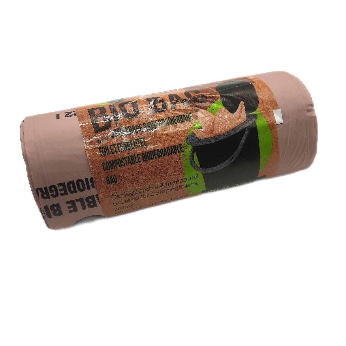 Camping Toilettenbeutel Bio 20 Stück Limited Edition für Campingtoiletten BranQ 22 l