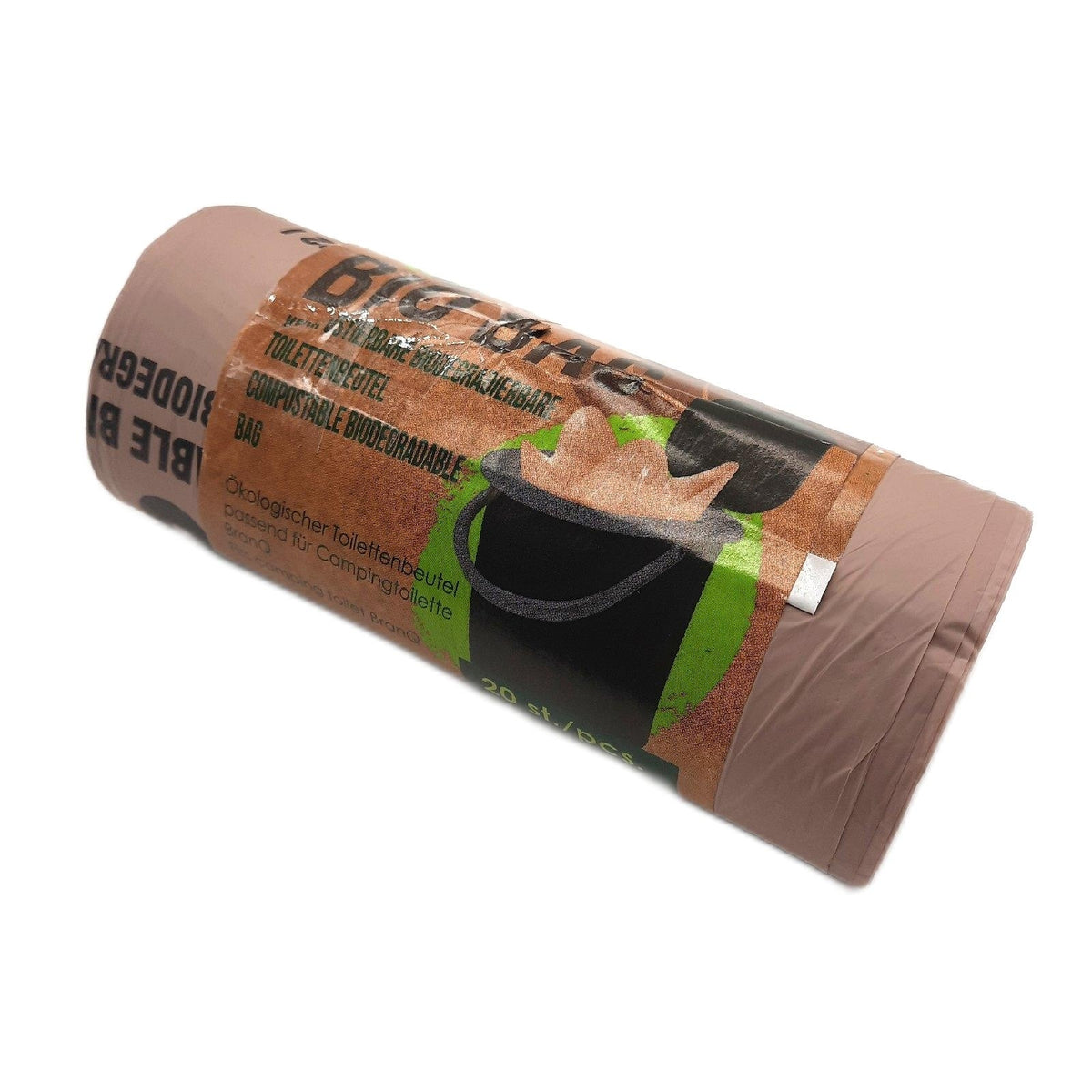 Camping Toilettenbeutel Bio 20 Stück Limited Edition für Campingtoiletten BranQ 22 l