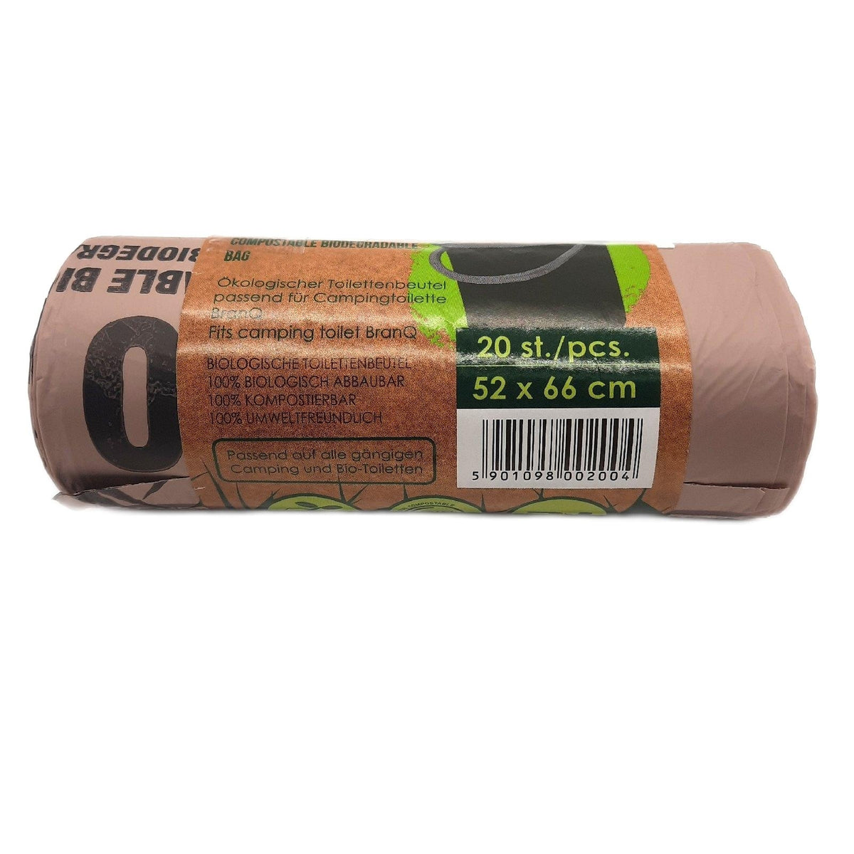 Camping Toilettenbeutel Bio 20 Stück Limited Edition für Campingtoiletten BranQ 22 l