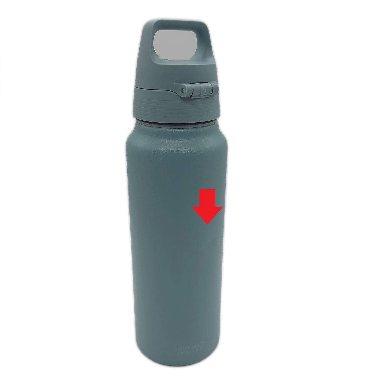 Sigg Alu Trinkflasche WMB Pathfinder Morning Blue 1 L Delle vorhanden