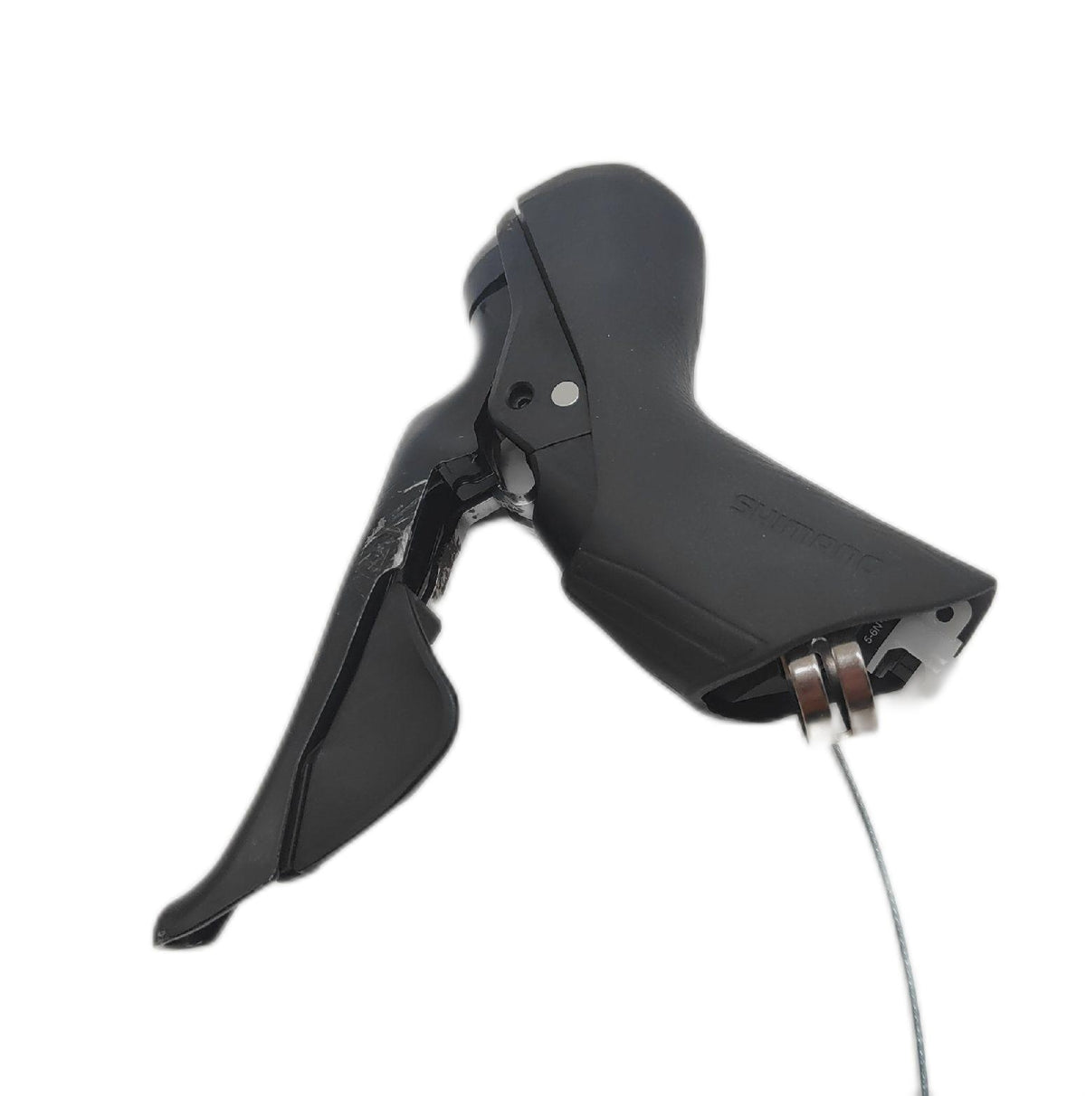 Shimano ST R7020 Bremshebel Schalthebel Schwarz Einheitsgröße starke Nutzungsspuren