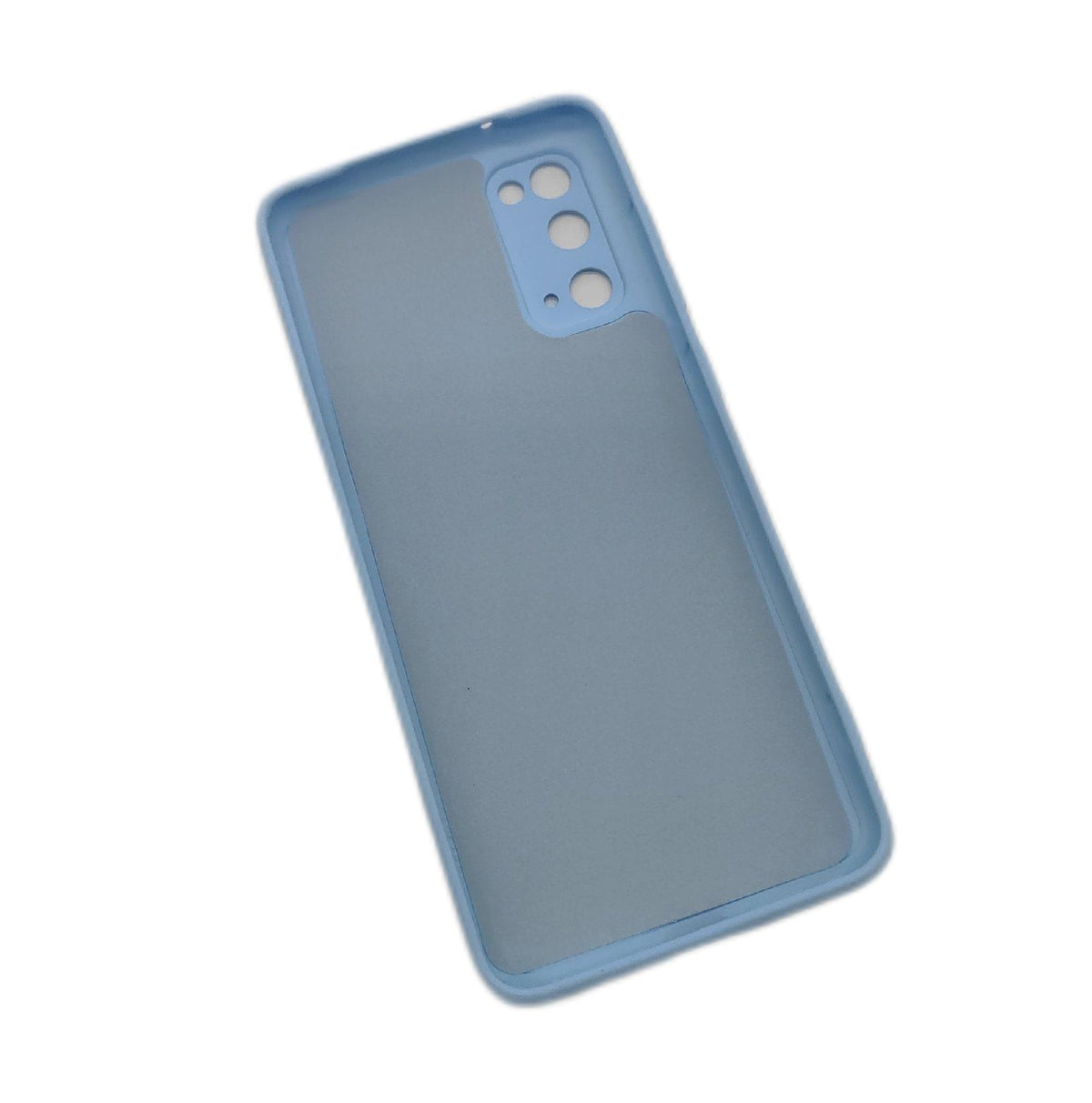 oakxco Samsung Galaxy S20 Huelle Silikon Case Kameraschutz Ultra Duenn Hellblau TPU Schutzhuelle