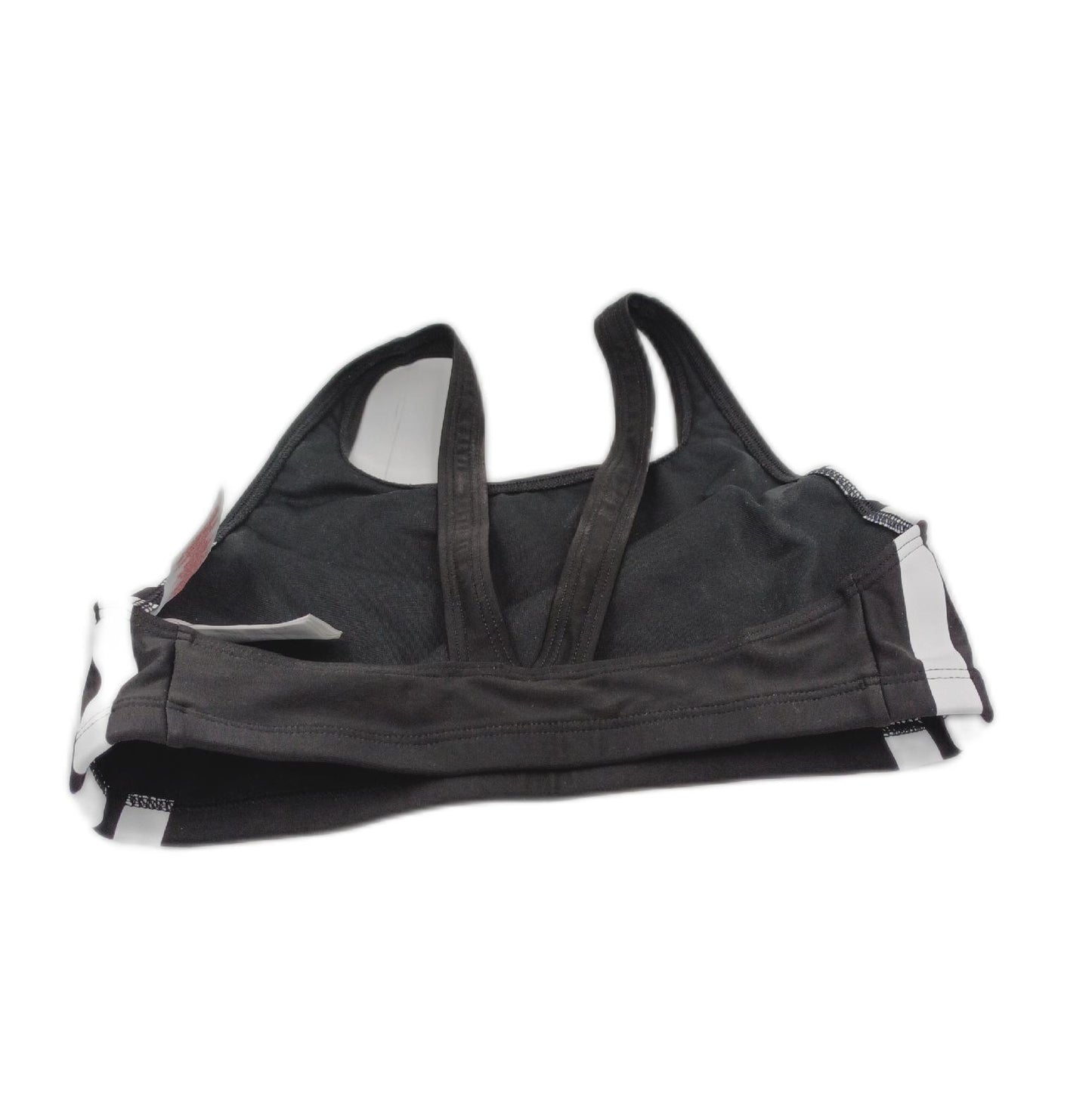 Adidas Bikini Mädchen Badebekleidung 3 Stripes V Back Swimwear Schwarz Weiß Sportlich