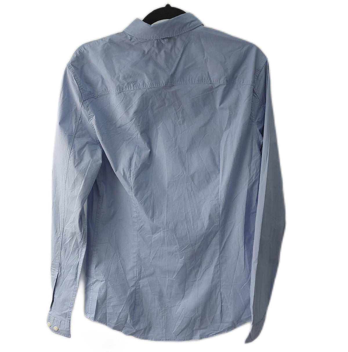 Tommy Jeans Hemd Herrenmode Freizeitmode Lavendel Glanzblau Größe M Stylish Casual Wear