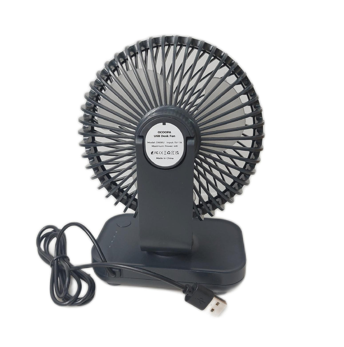 OCOOPA Ventilator Tischventilator Haushalt USB Ultra leise 4 Geschwindigkeiten sicher leicht