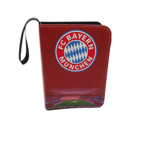 YCWIN Fussball Karten Sammelalbum mit Reissverschluss 50 herausnehmbare Hüllen 9 Taschen