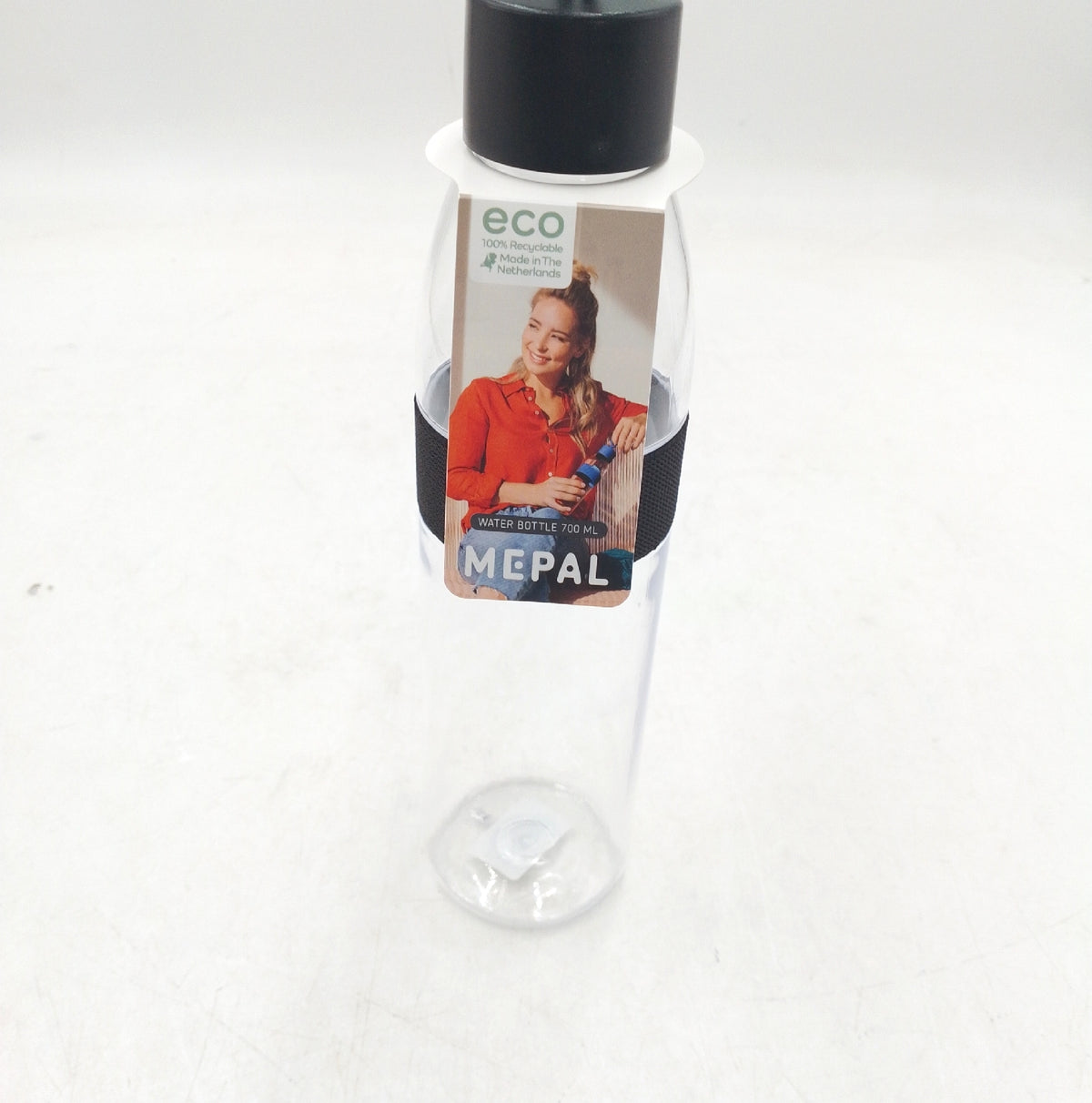 Mepal Trinkflasche Ellipse Nordic black 700 ml Inhalt auslaufsicher BPA frei Kunststoff