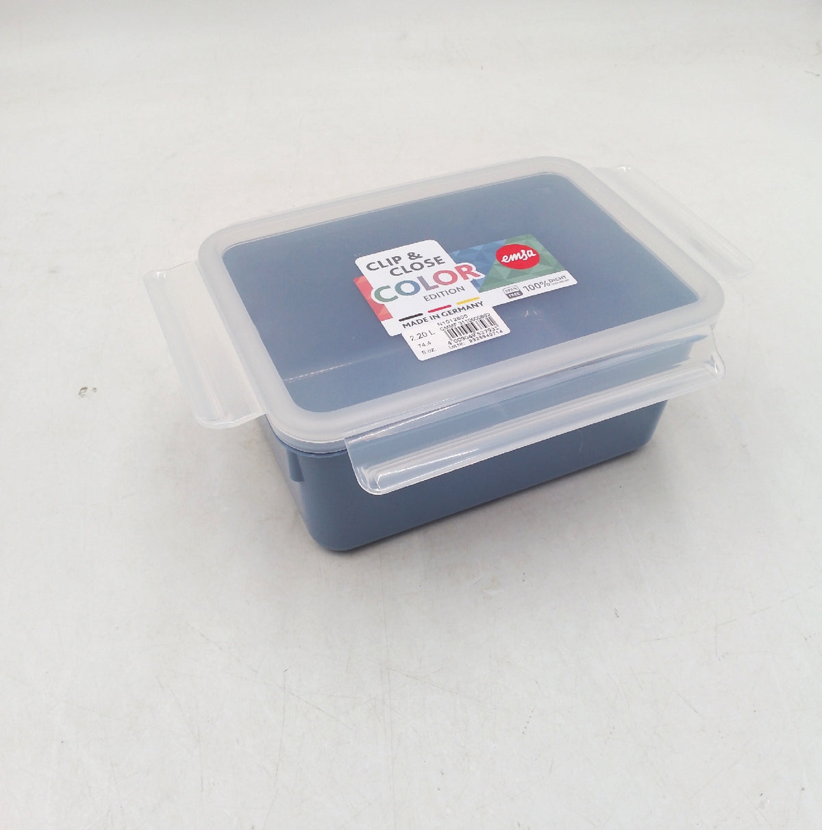 Emsa Frischhaltedose 2 2l Clip Close Color Edition 100 Prozent Auslaufsicher Deckel