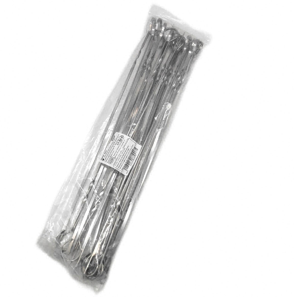 LOVLEX Grillspieße Edelstahl 12 Stück Länge 39 cm Grillspieß Fleischspieße Grillzubehör