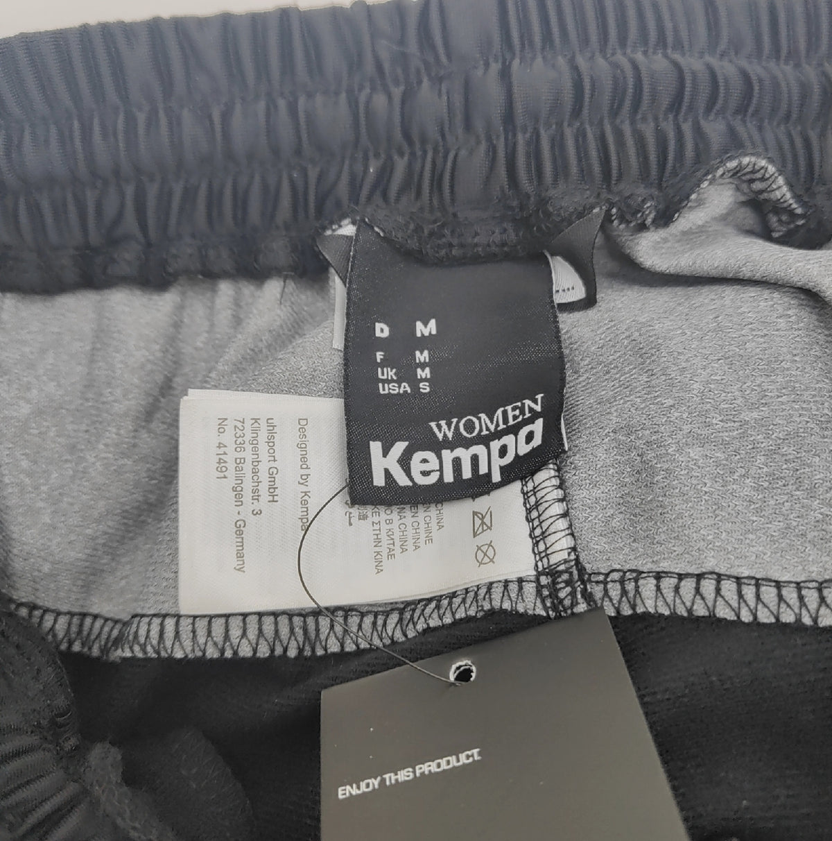 Kempa Core 2 0 Poly Damen Hose Schwarz Dunkelgrau Melange Gr M EU