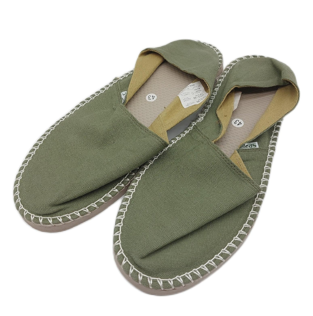 SEAC Espadrilles Schuhe Damen Herren Malaga Casual Hanf Kordeldetails Groesse 43