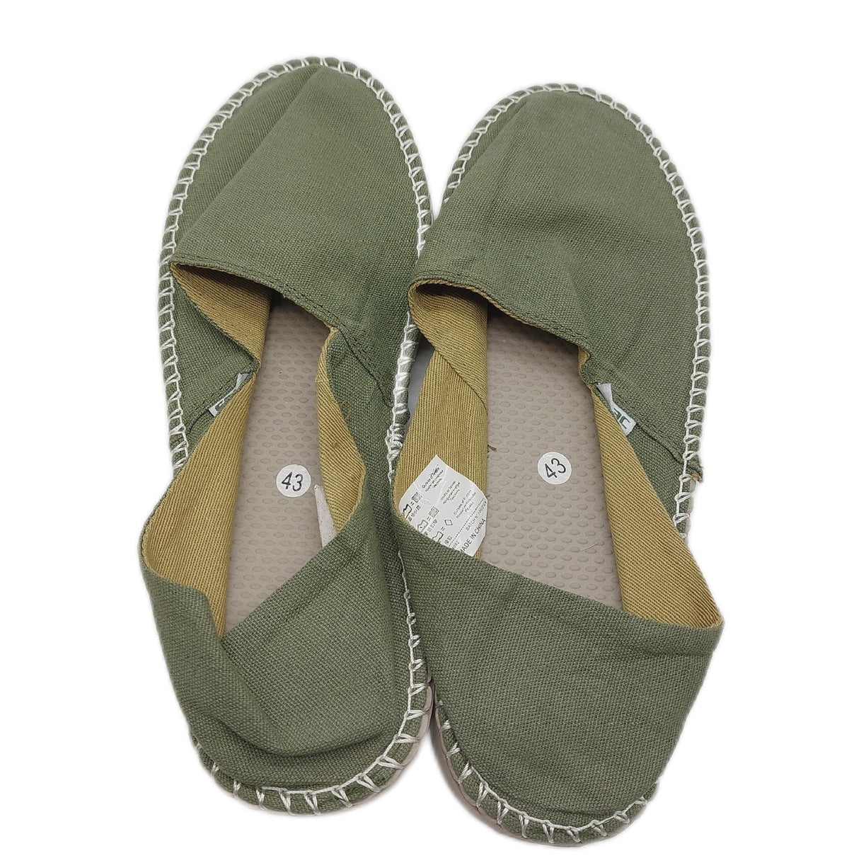 SEAC Espadrilles Schuhe Damen Herren Malaga Casual Hanf Kordeldetails Groesse 43