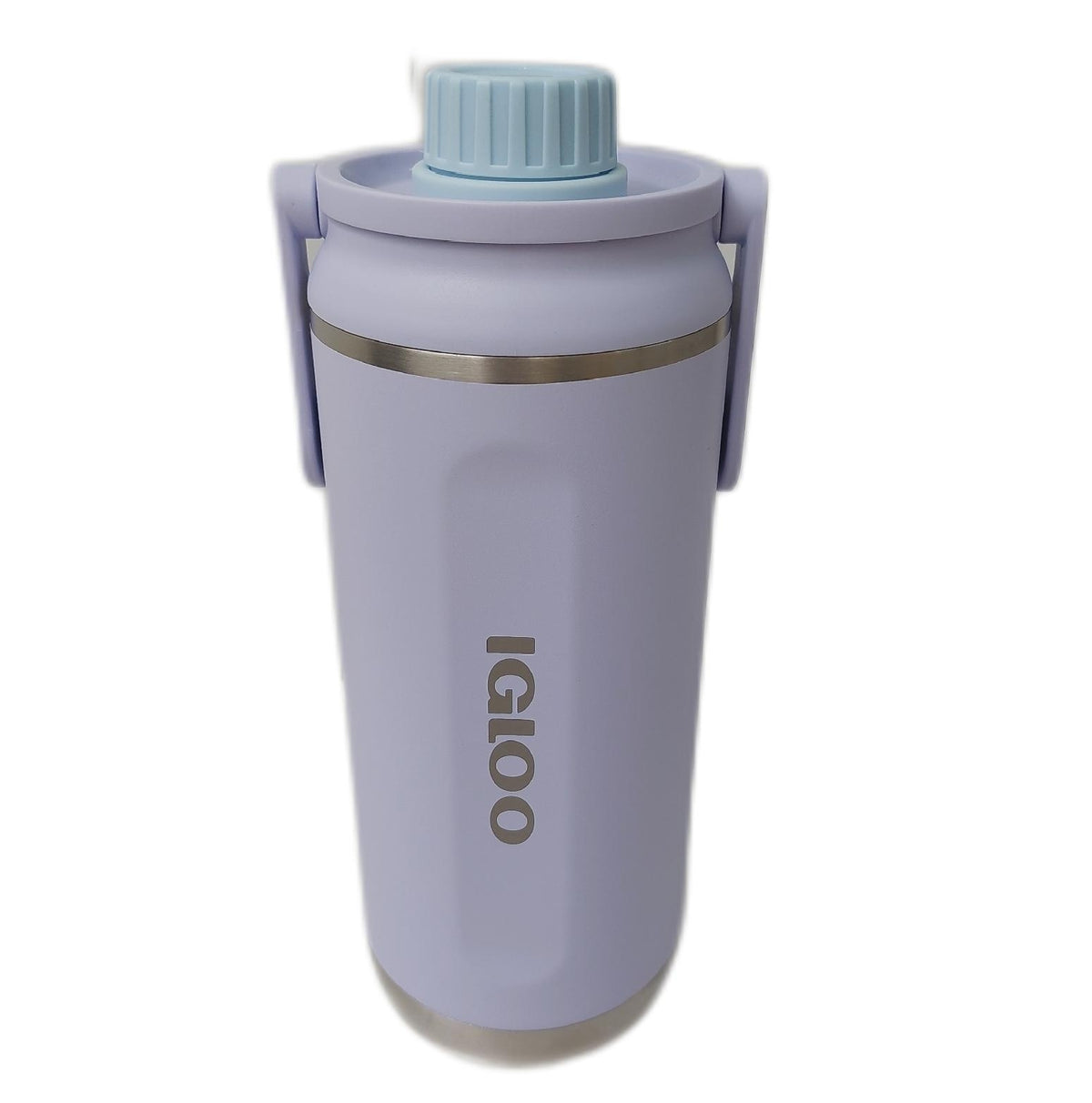 IGLOO Trinkflasche Lila Isoliert Edelstahl 1000 ml Thermoflasche Kohlensaeure geeignet bis 48 Stunden kalt