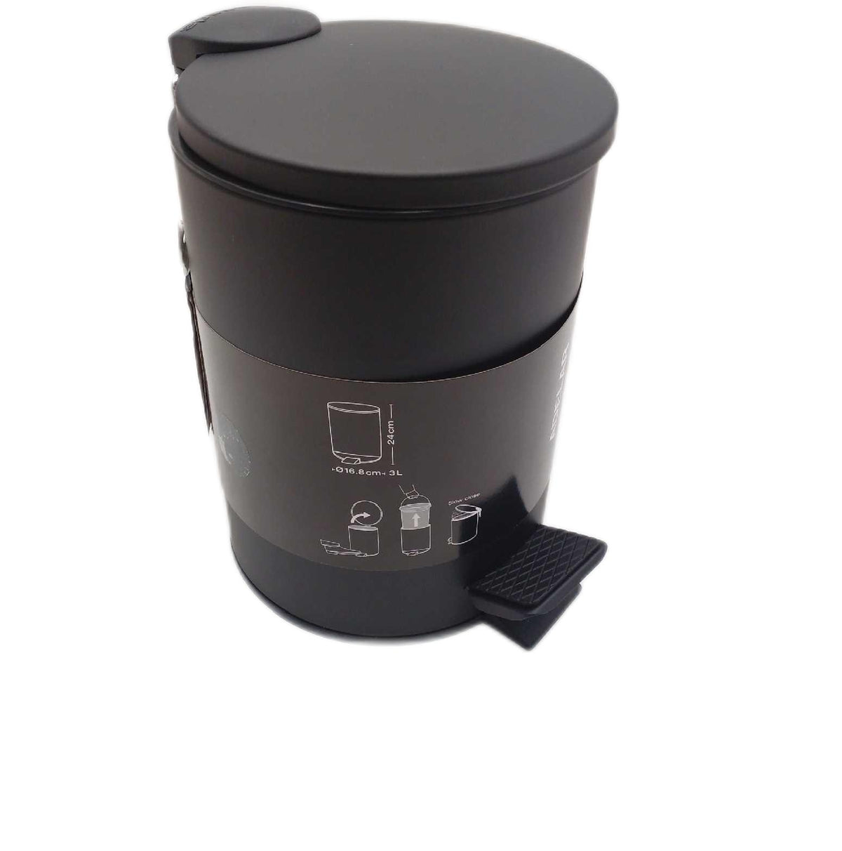 Spirella Kosmetikeimer 3 Liter Edelstahl Absenkautomatik Inneneimer Adelar