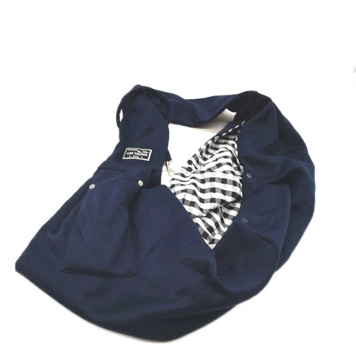 inuia Hundetragetasche Welpen Reversibel Kleine Hunde bis 75 KG Blau Tragetasche
