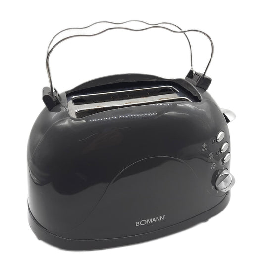 Bomann Toaster Küchengeräte TA 246 CB Auftaufunktion kompakter 2 Sche