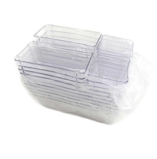 Vtopmart 25er Set Schubladen Organizer 4 Größen für Makeup Bad und Büro Ordnungssystem