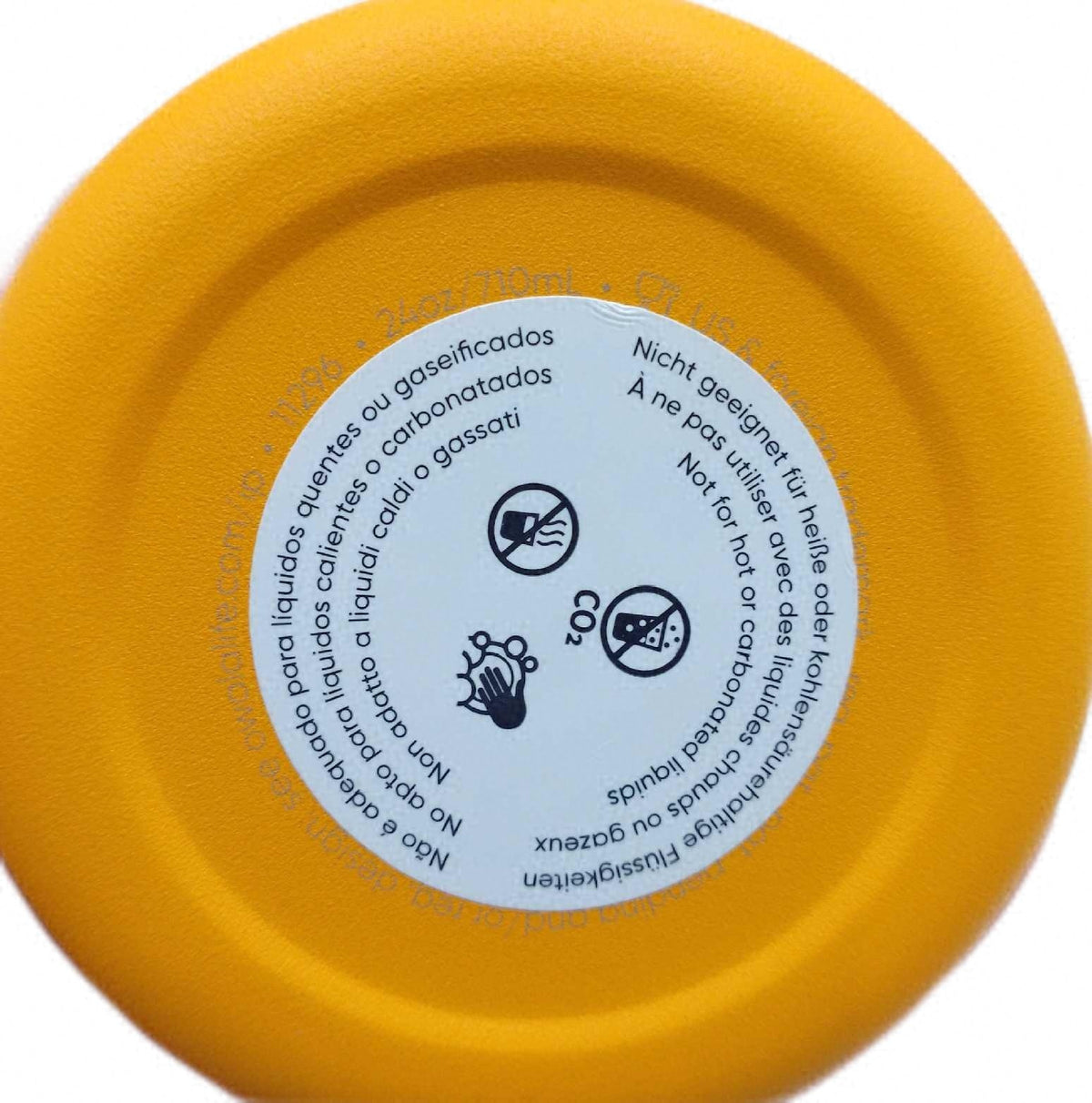 Owala FreeSip Edelstahl Trinkflasche 24oz Orange Pink Tropical Fruity