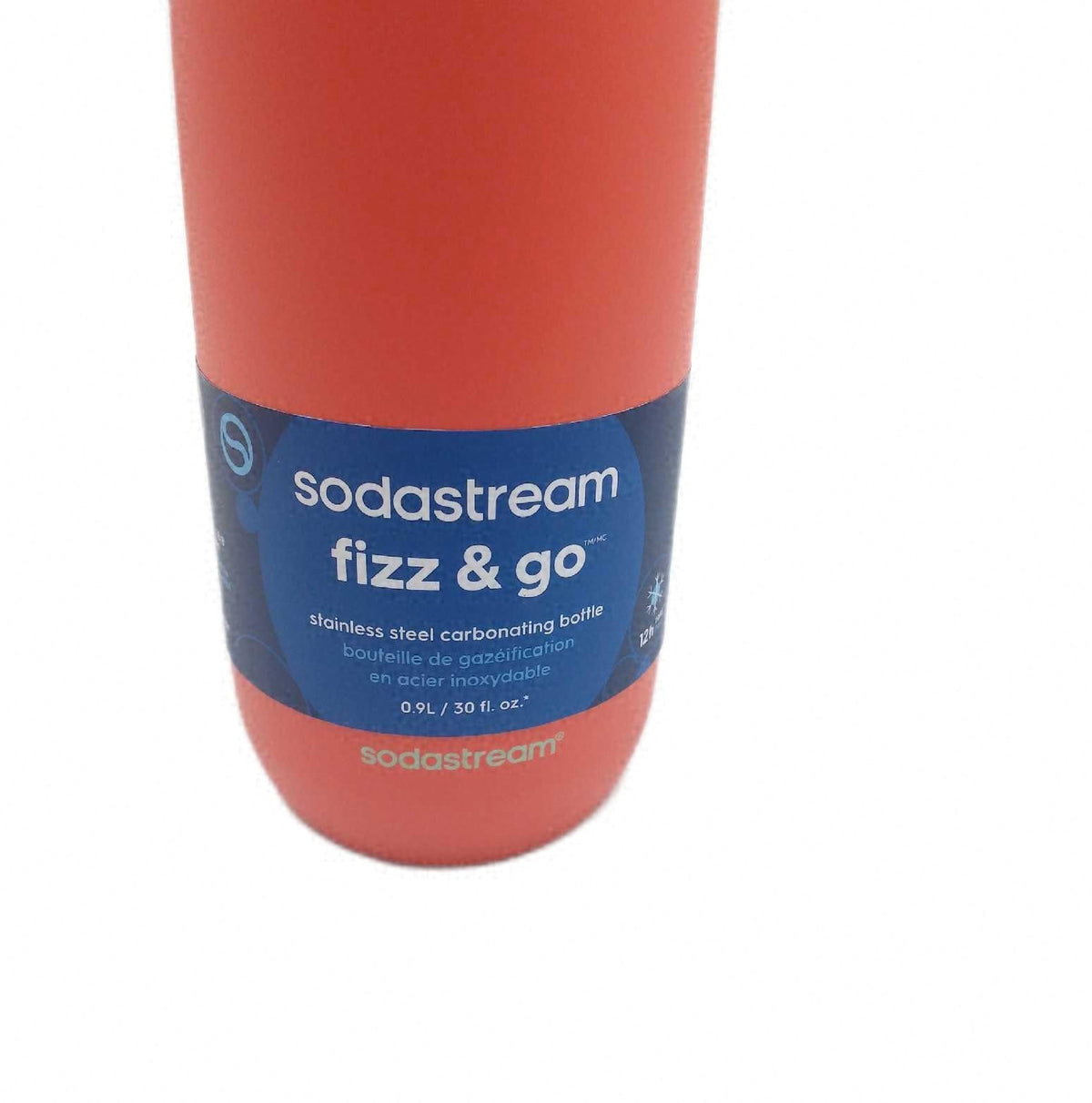 sodastream Go Edelstahlsprudlerflasche 0 9 Liter Doppelwandig Isoliert Trinkflasche