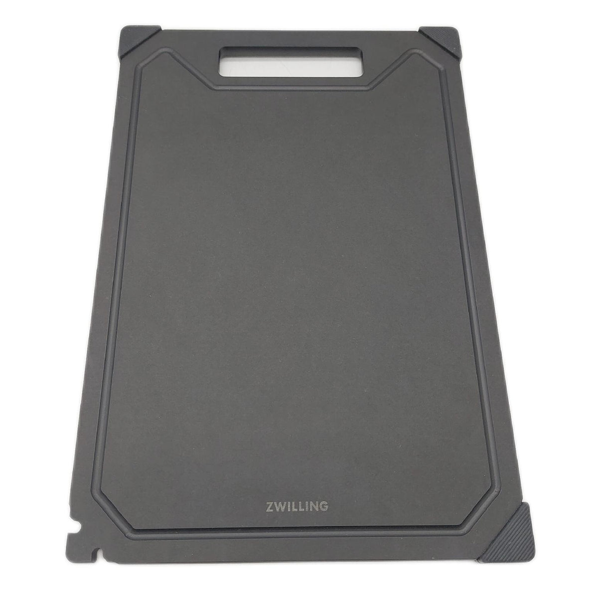 ZWILLING Schneidbrett Saftrille Fiberholz an Ecke Gummiecke fehlt