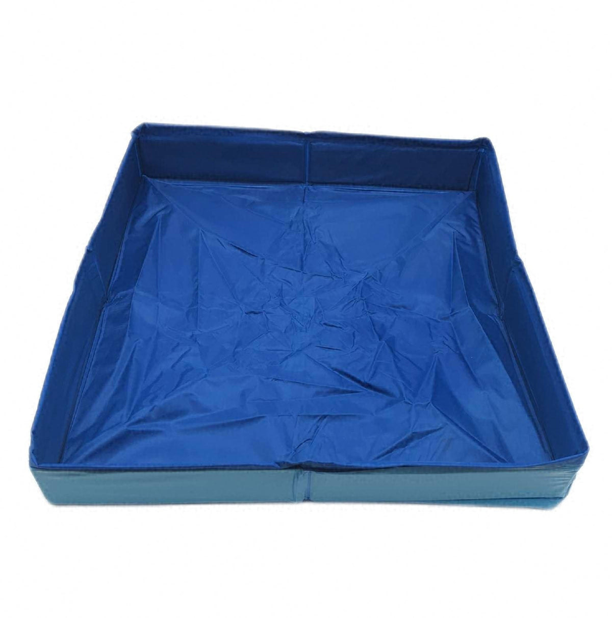 Hundepool Klein Faltbar 50x10cm Katzenpool Kratzfest Verschleißfest Wasserbecken für Haustiere