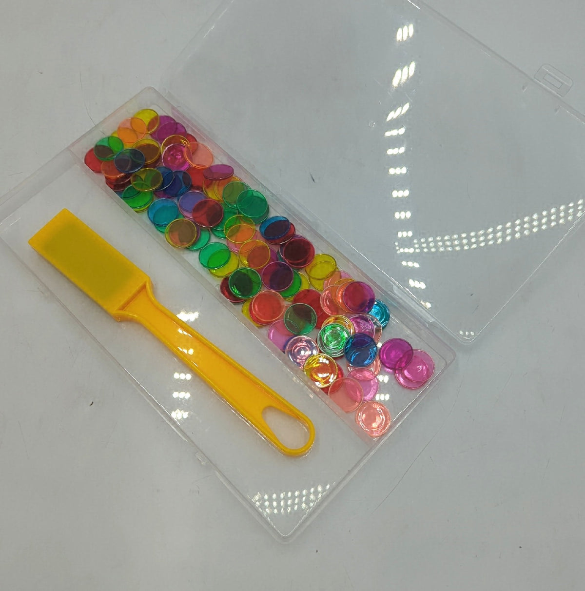 Magnetscheibe Magnetische Stäbe 100 Bingo Chips Magnetstab Chips Spiel Zubehör