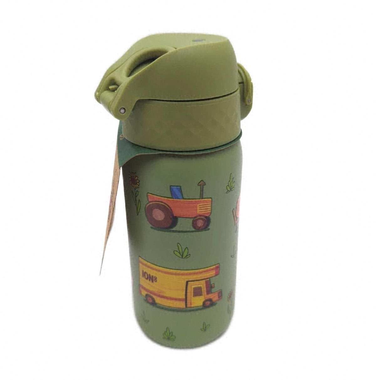 Ion8 Trinkflasche Edelstahl Leicht 400ml Nicht Isoliert Auslaufsicher Kinderflasche