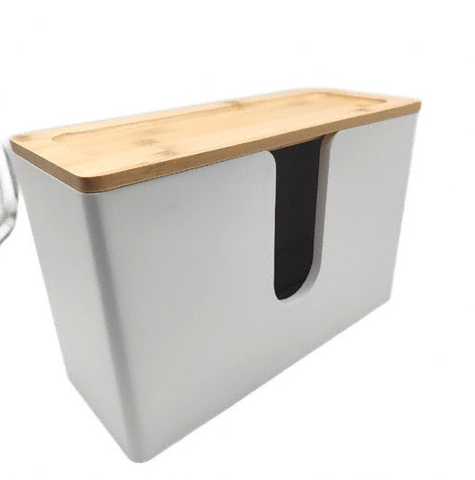 Nature Supplies Papierhandtuchspender aus Holz Papierhandtuchhalter mit Gebrauchsspuren am Gehaeuse