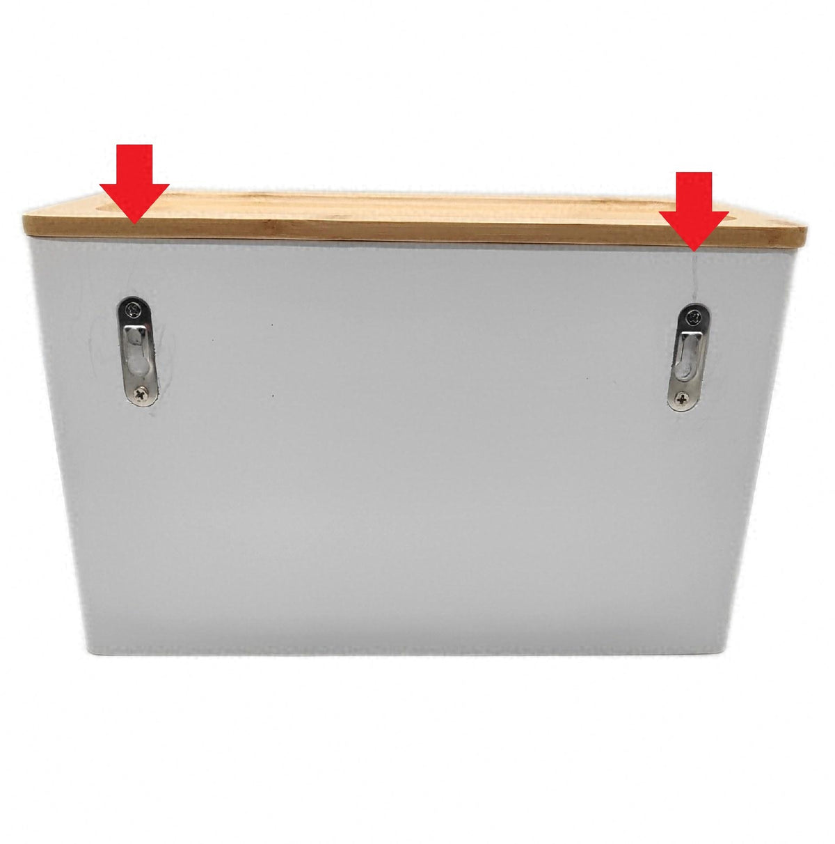 Nature Supplies Papierhandtuchspender aus Holz Papierhandtuchhalter mit Gebrauchsspuren am Gehaeuse